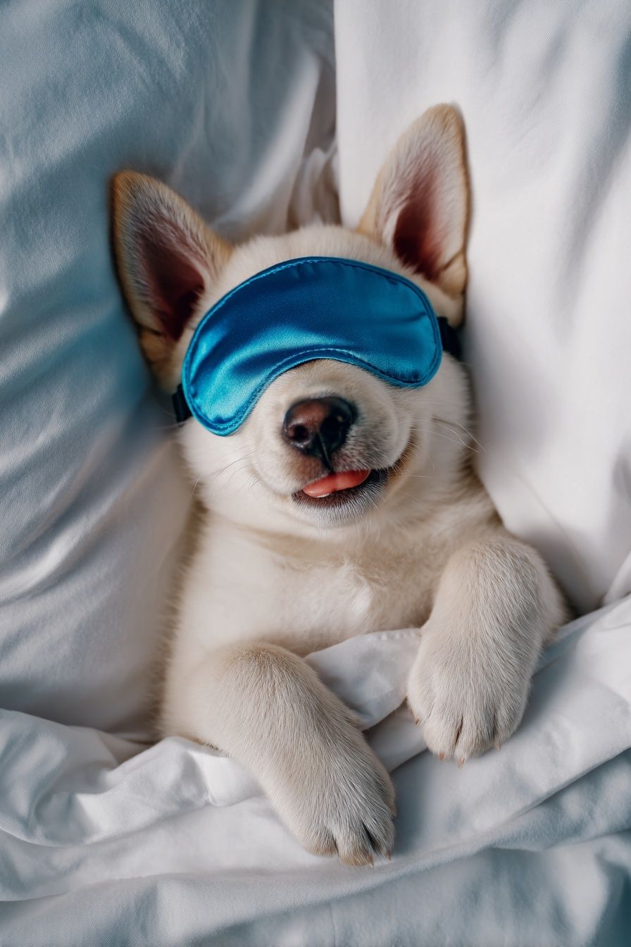 Sleeping Puppy Photography Poster. poster detail