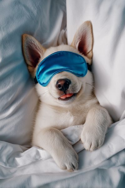 Sleeping Puppy Photography Poster.