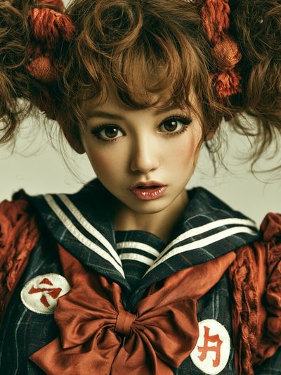 Anime Doll Portrait Poster.