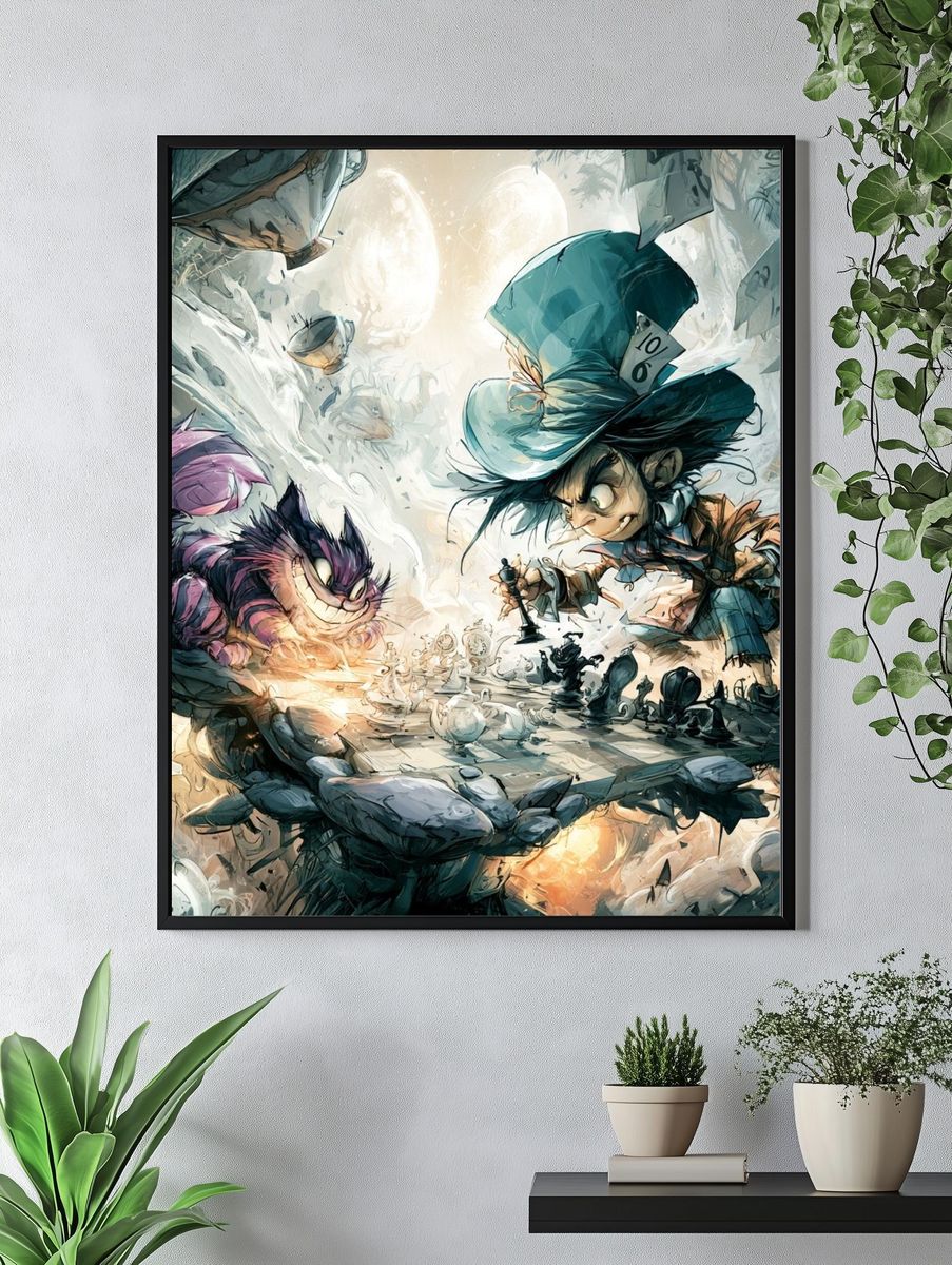 Alice in Wonderland Fantasy Poster. — room view 4
