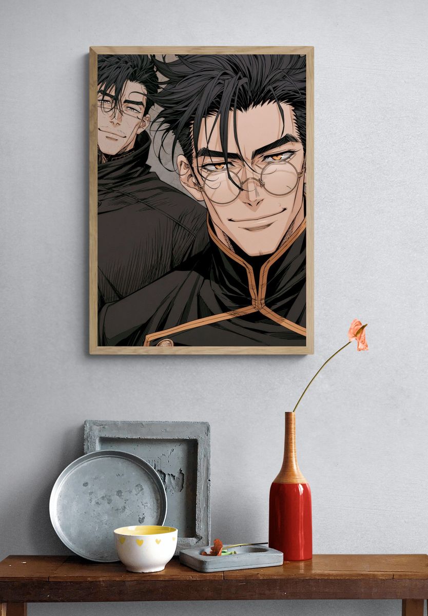 Anime Duo Portrait Poster. — room view 3