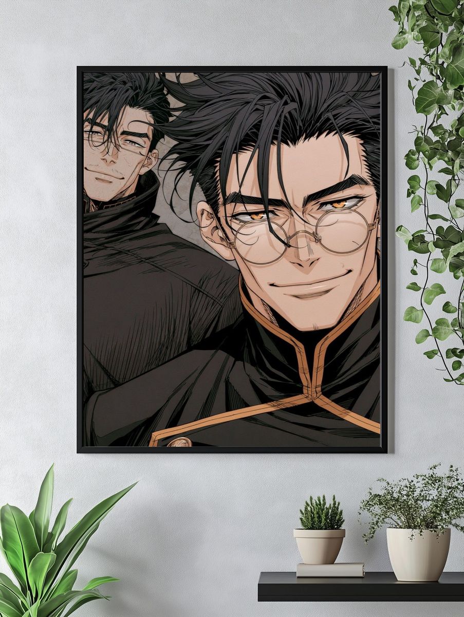 Anime Duo Portrait Poster. — room view 4