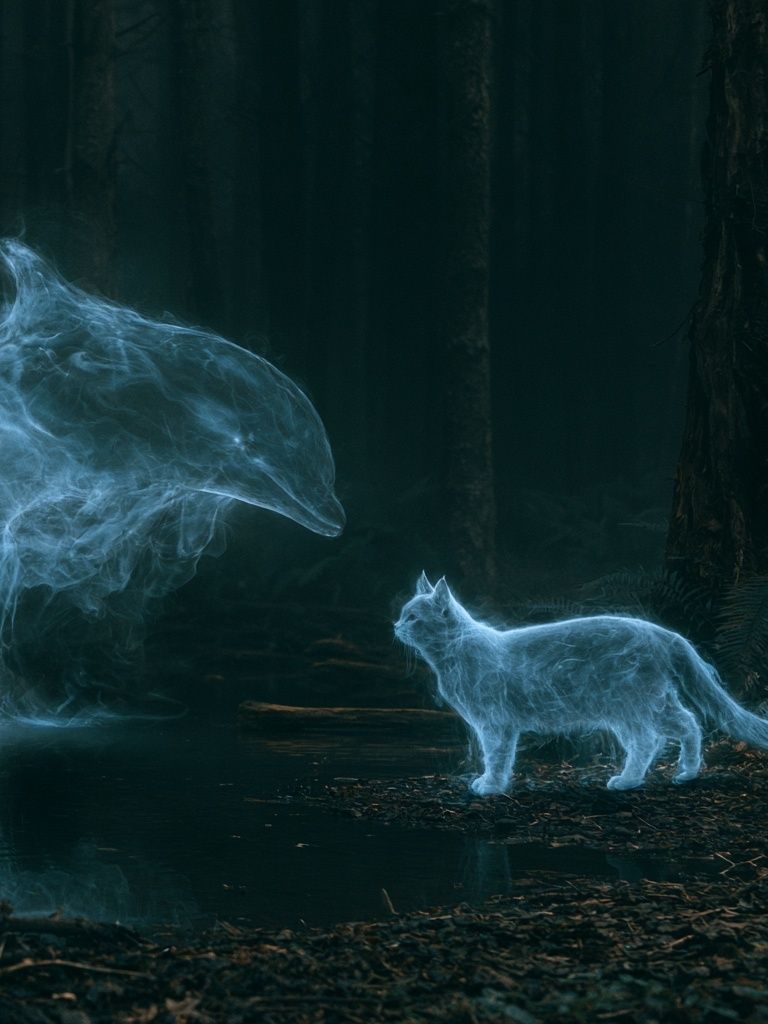 Spirit Cat Forest Poster. poster detail