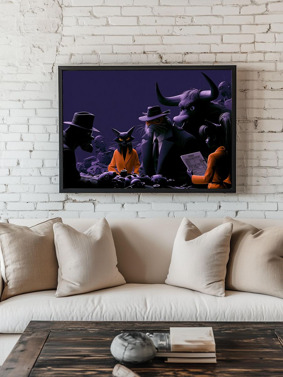 Noir Animal Council Poster. — room view 1