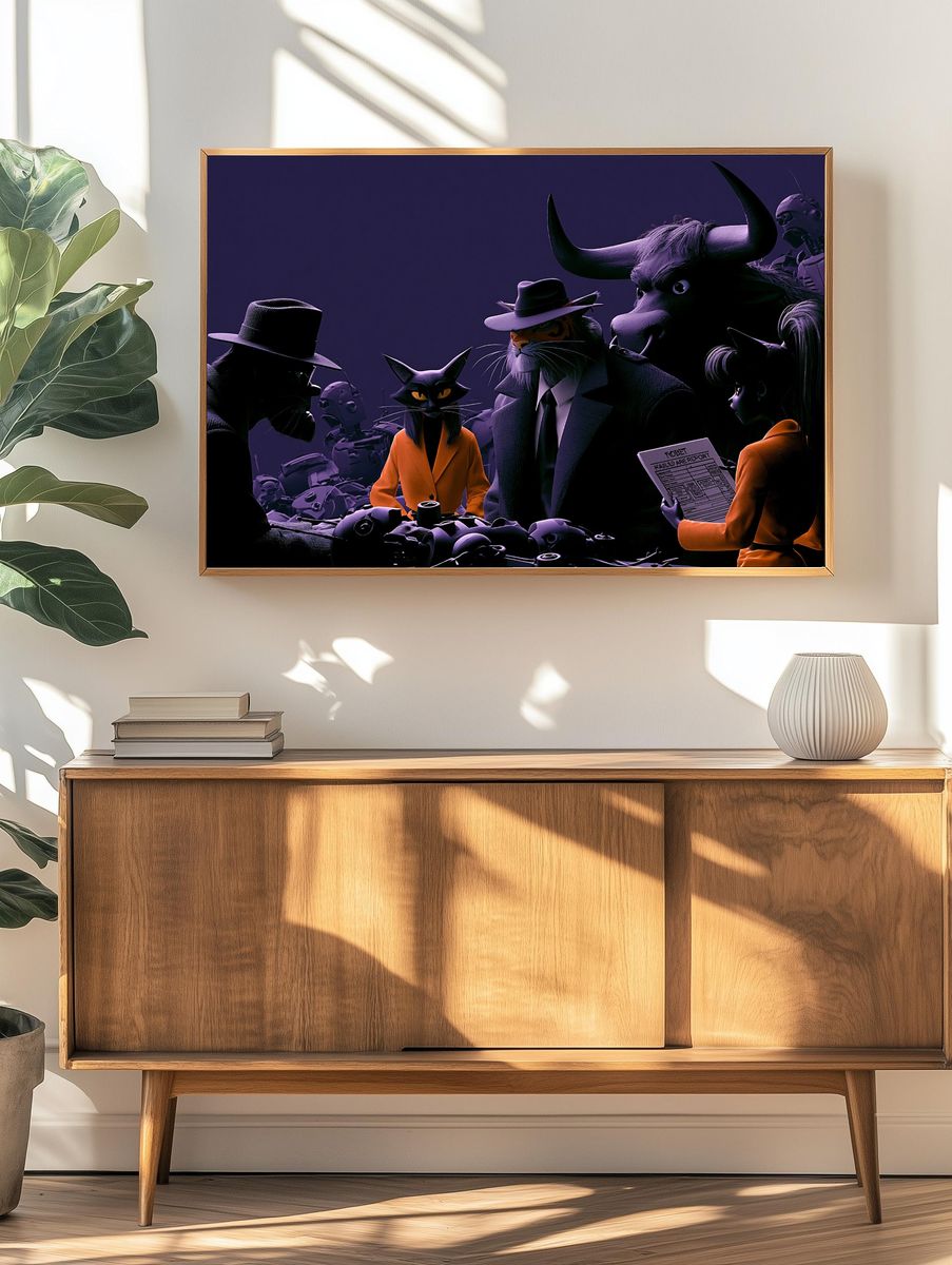 Noir Animal Council Poster. — room view 3