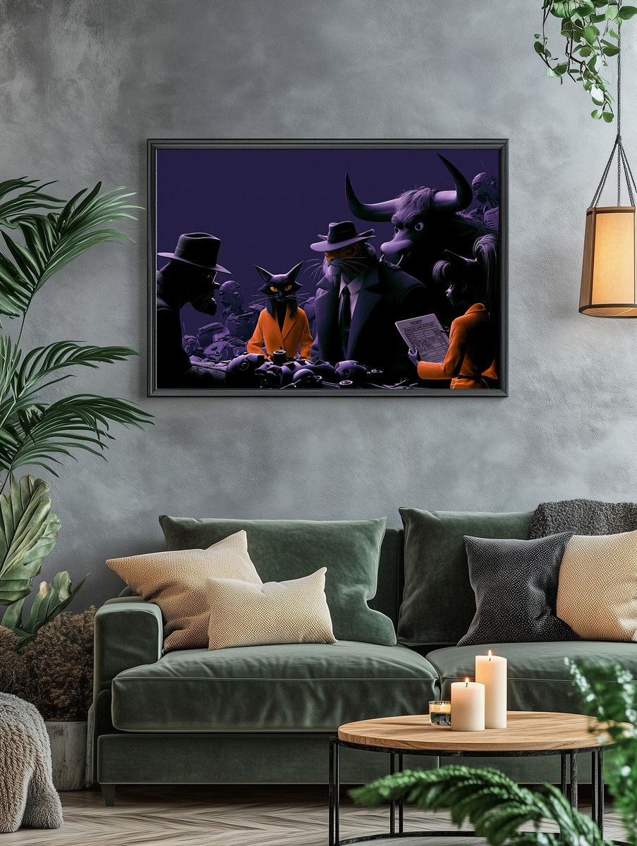Noir Animal Council Poster. — room view 4