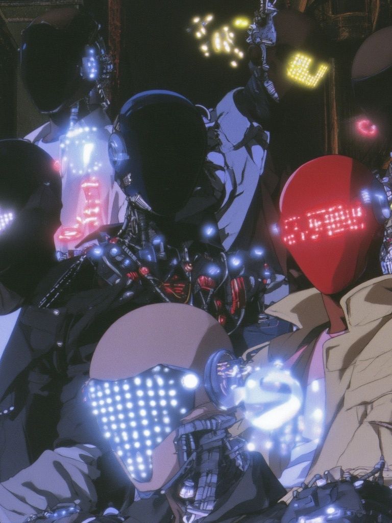 Cyberpunk Android Ensemble Poster. poster — anime art