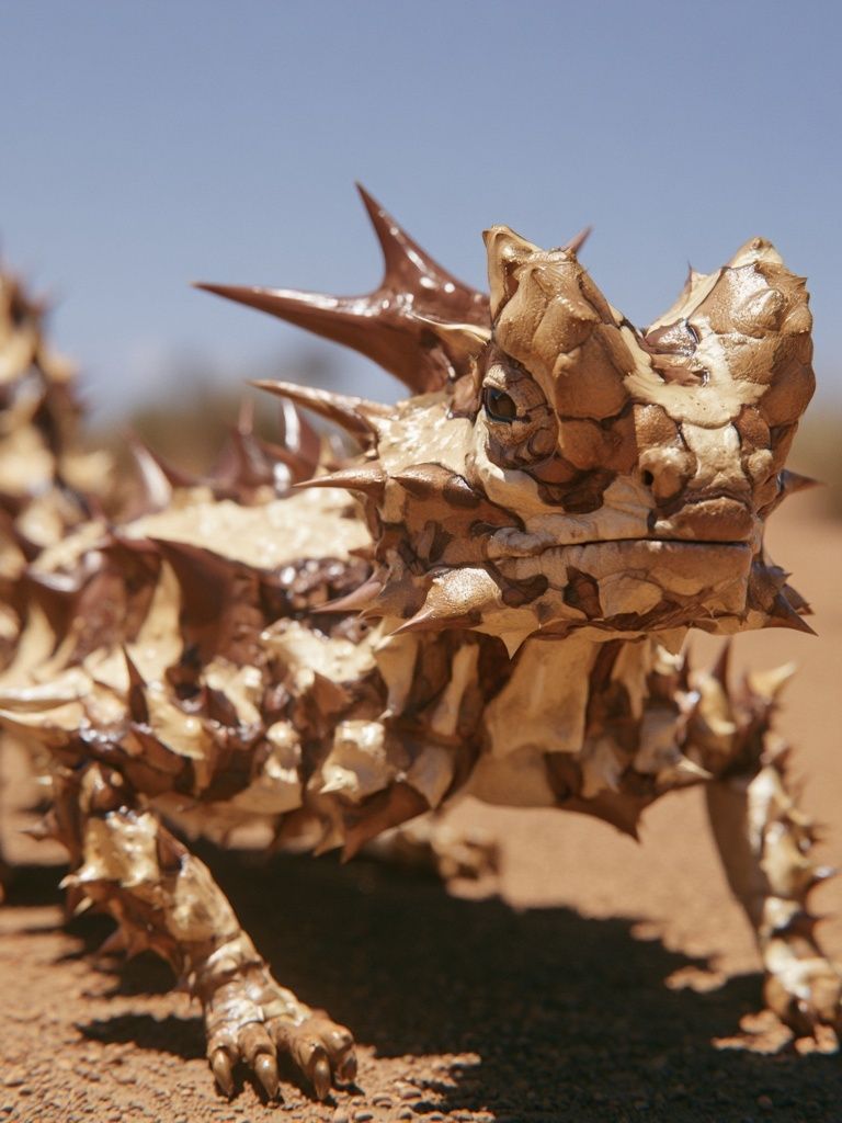 Thorny Devil Desert Wildlife Poster. poster detail