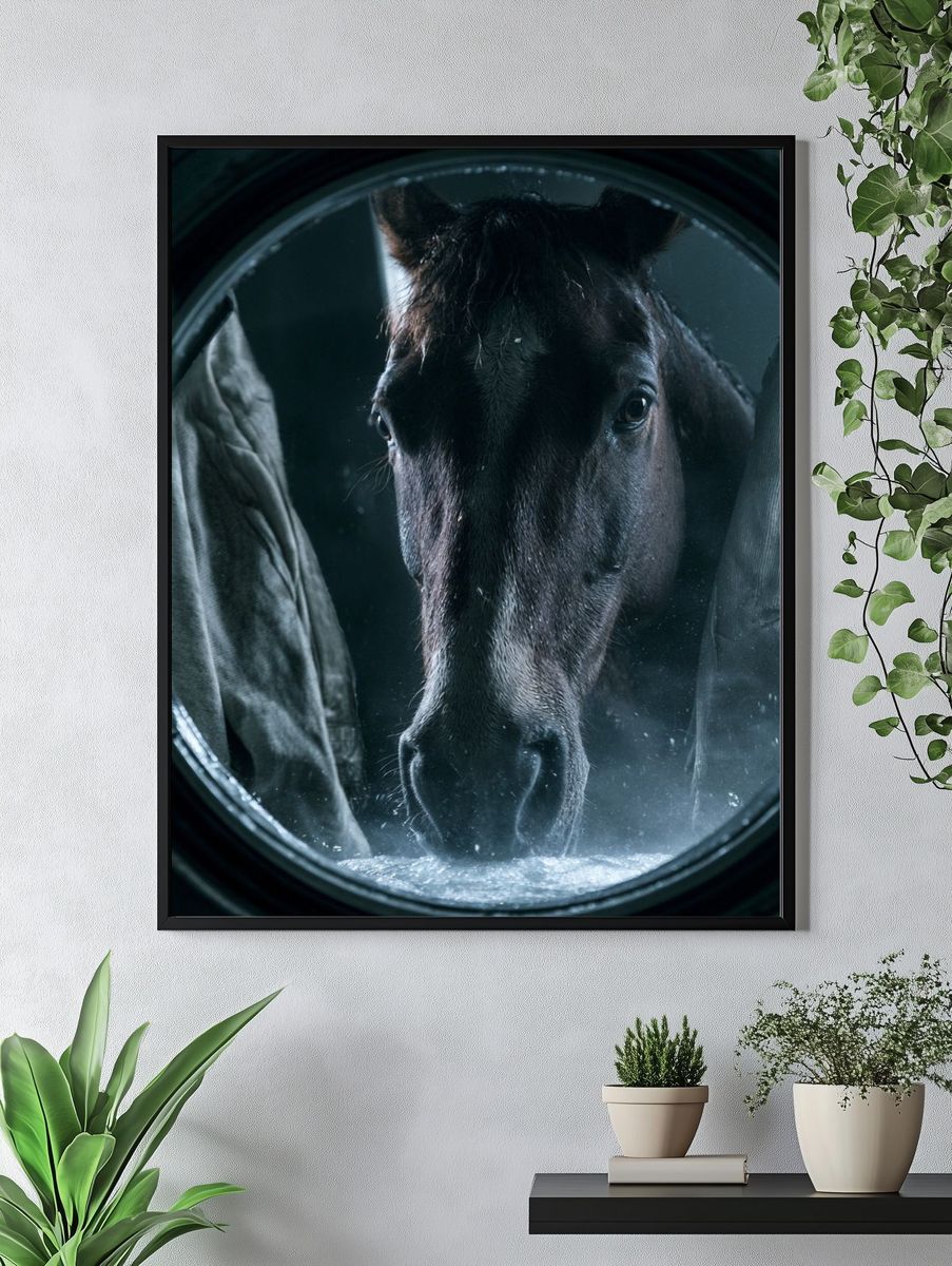 Horse Portrait Photography Poster. — room view 4
