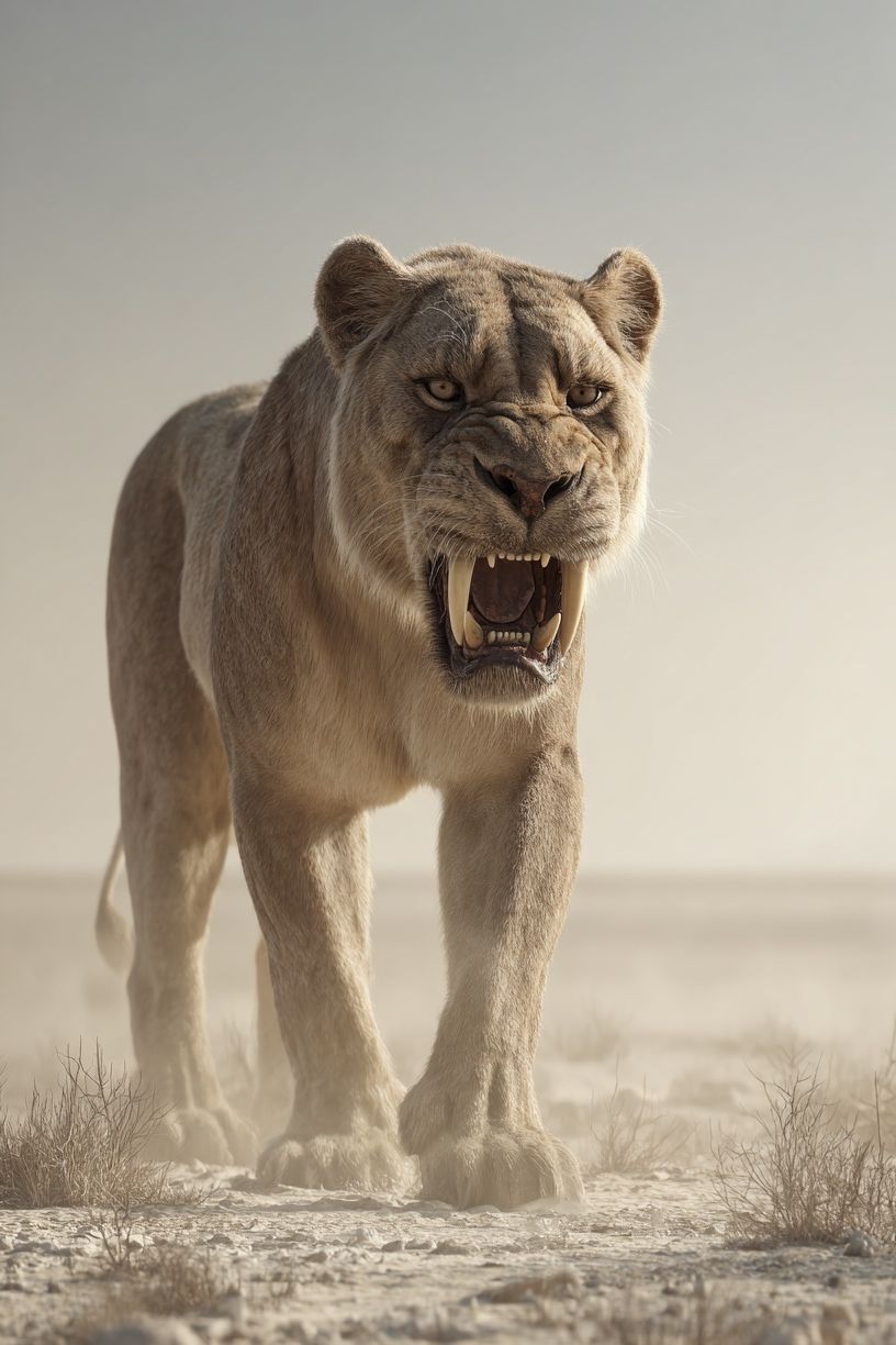 Roaring Lioness Wildlife Photography Poster. poster — animals art