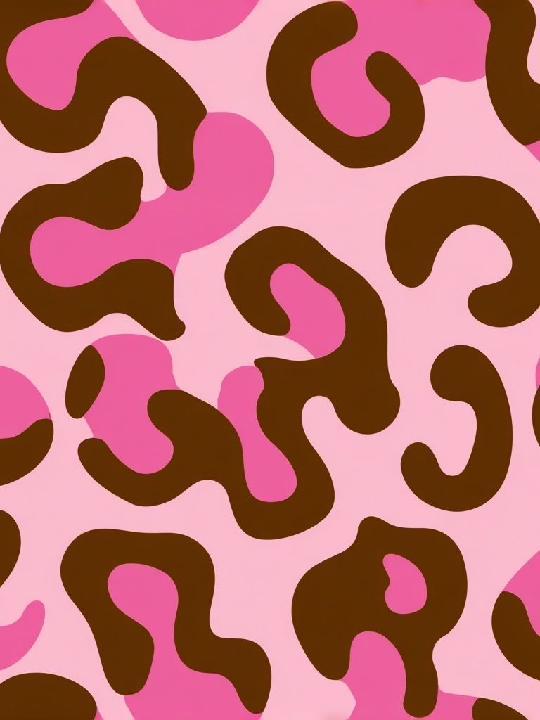 Pink Leopard Pattern Poster. poster — animals art