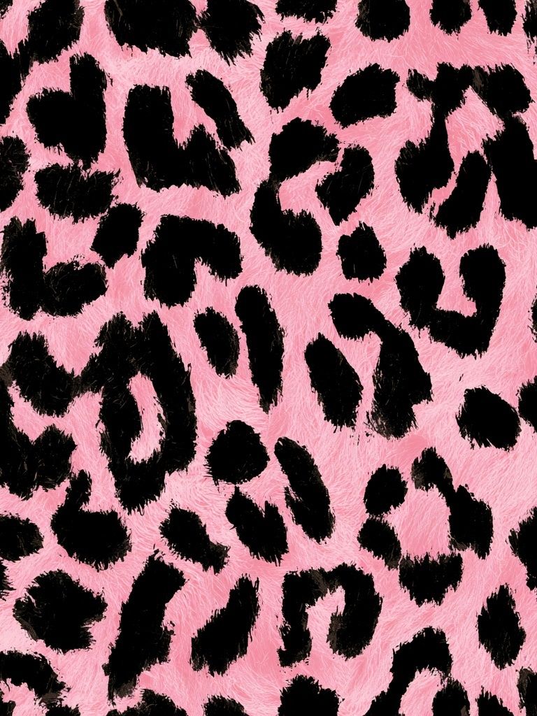 Pink Leopard Print Poster. poster — animals art