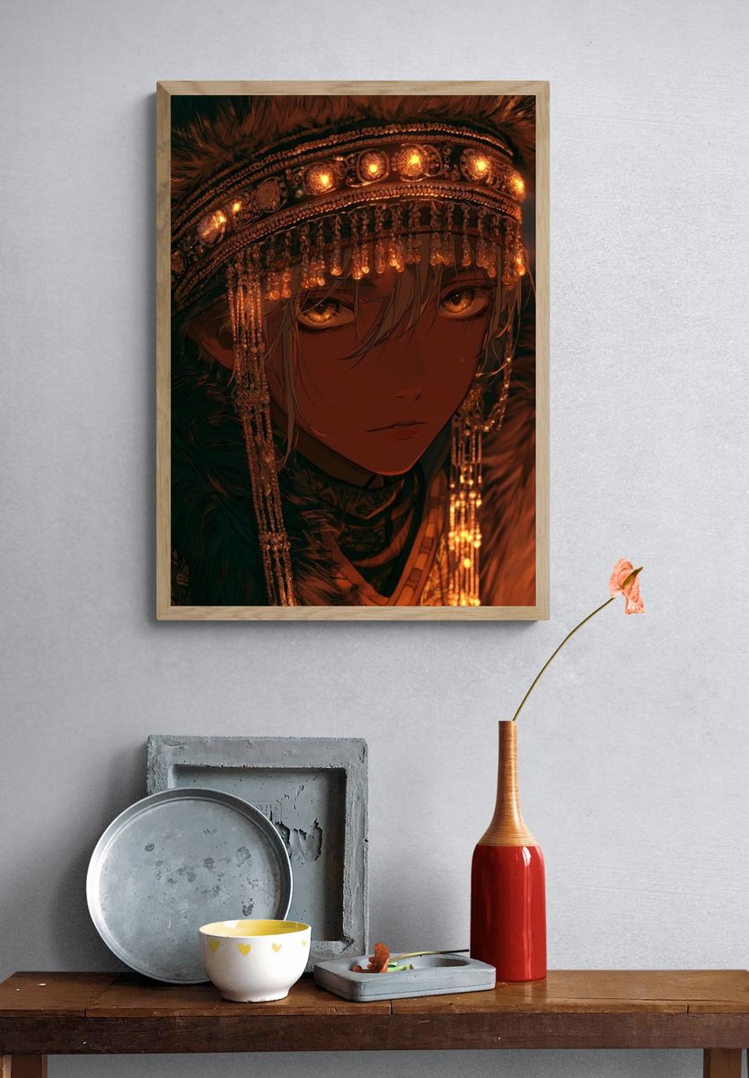 Mystic Anime Portrait Poster. — room view 3