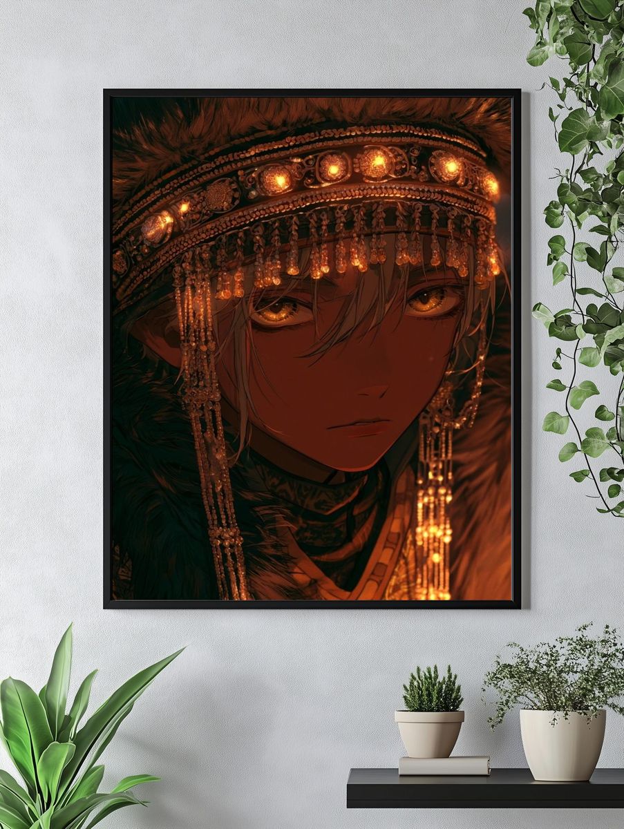 Mystic Anime Portrait Poster. — room view 4