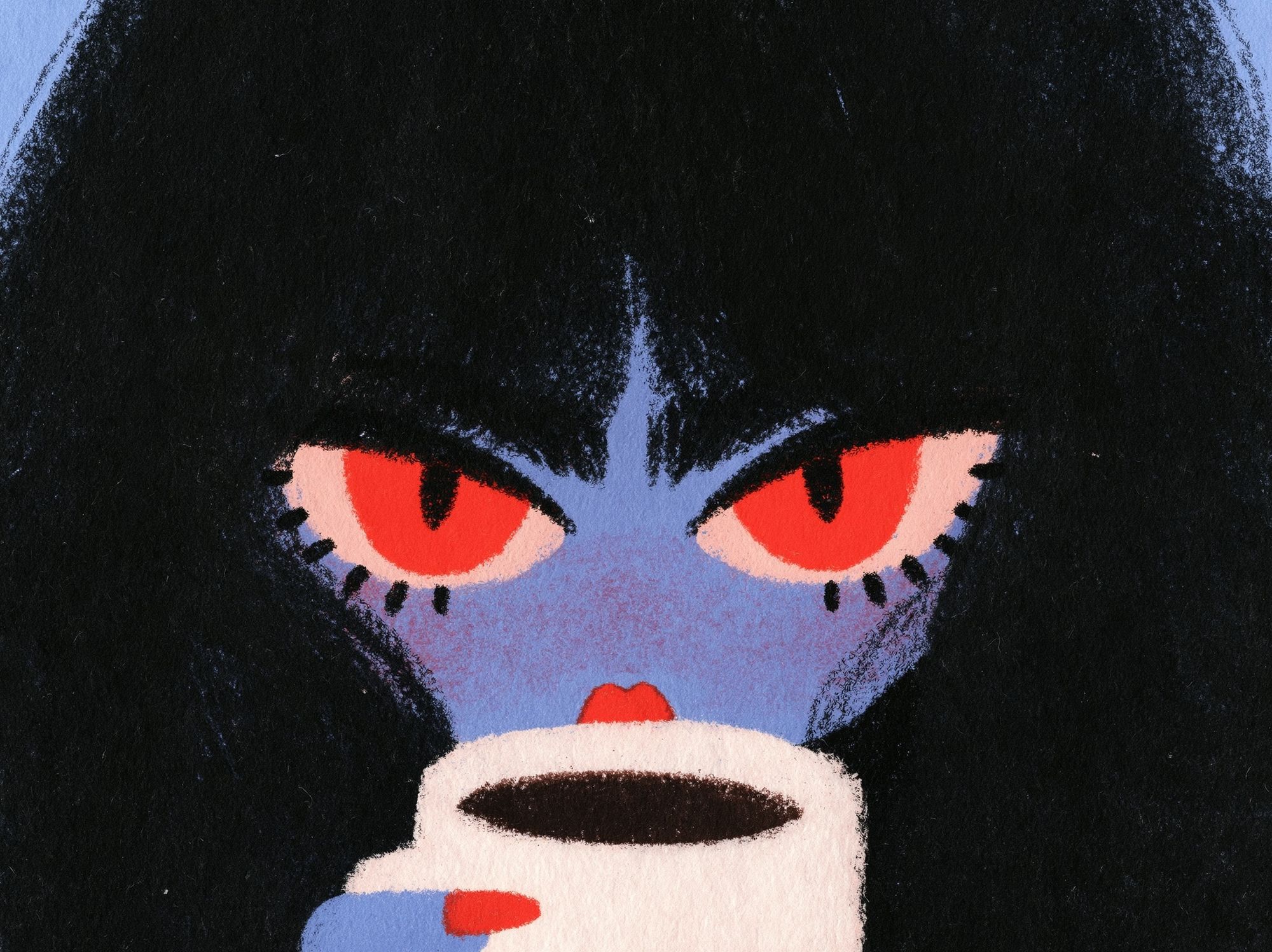 Mystic Cat Portrait Poster. poster detail