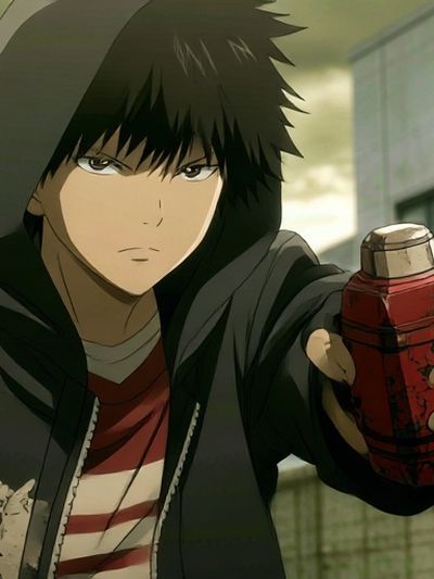 Anime Hooded Character Poster.