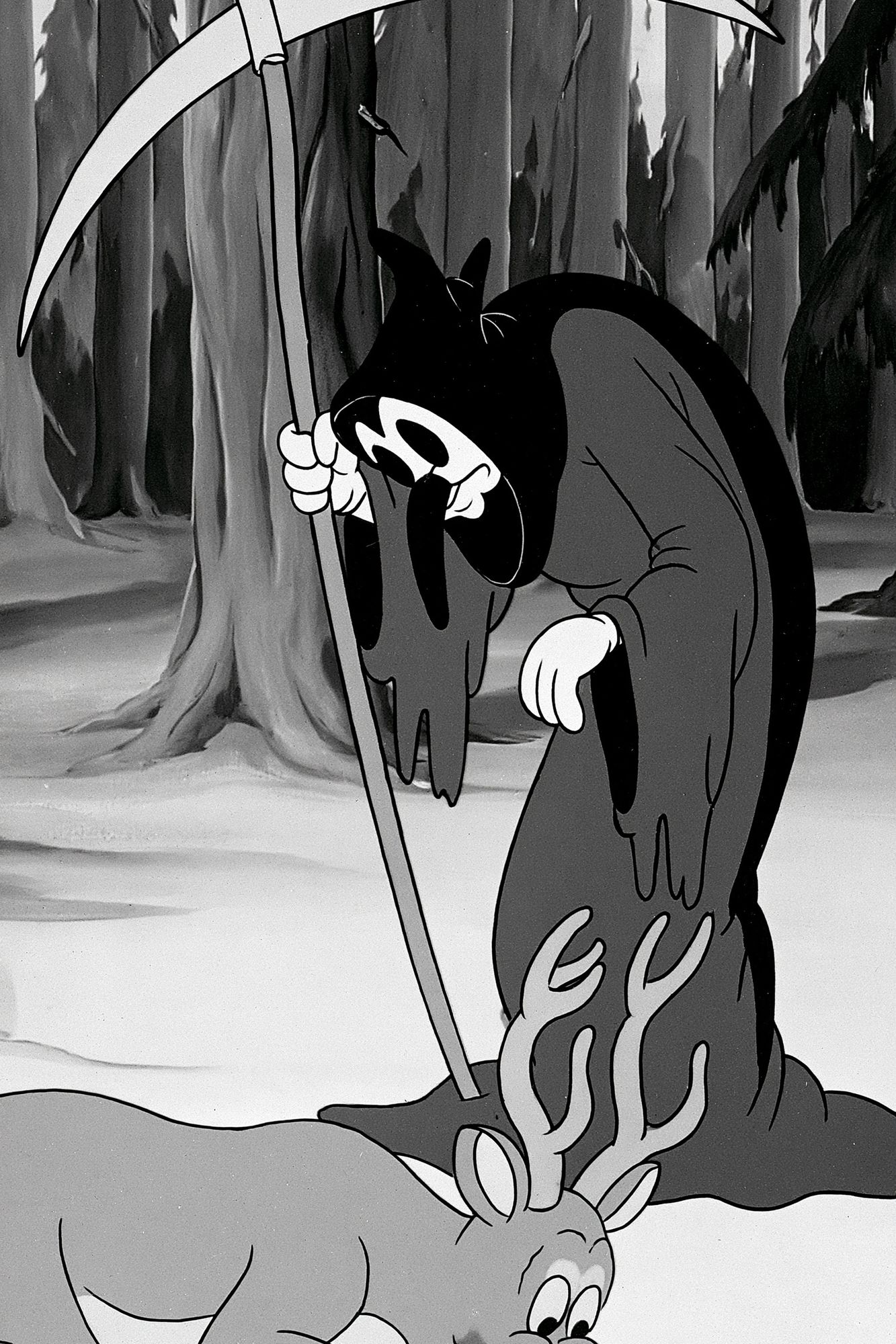 Grim Reaper Cartoon Poster. poster — anime art