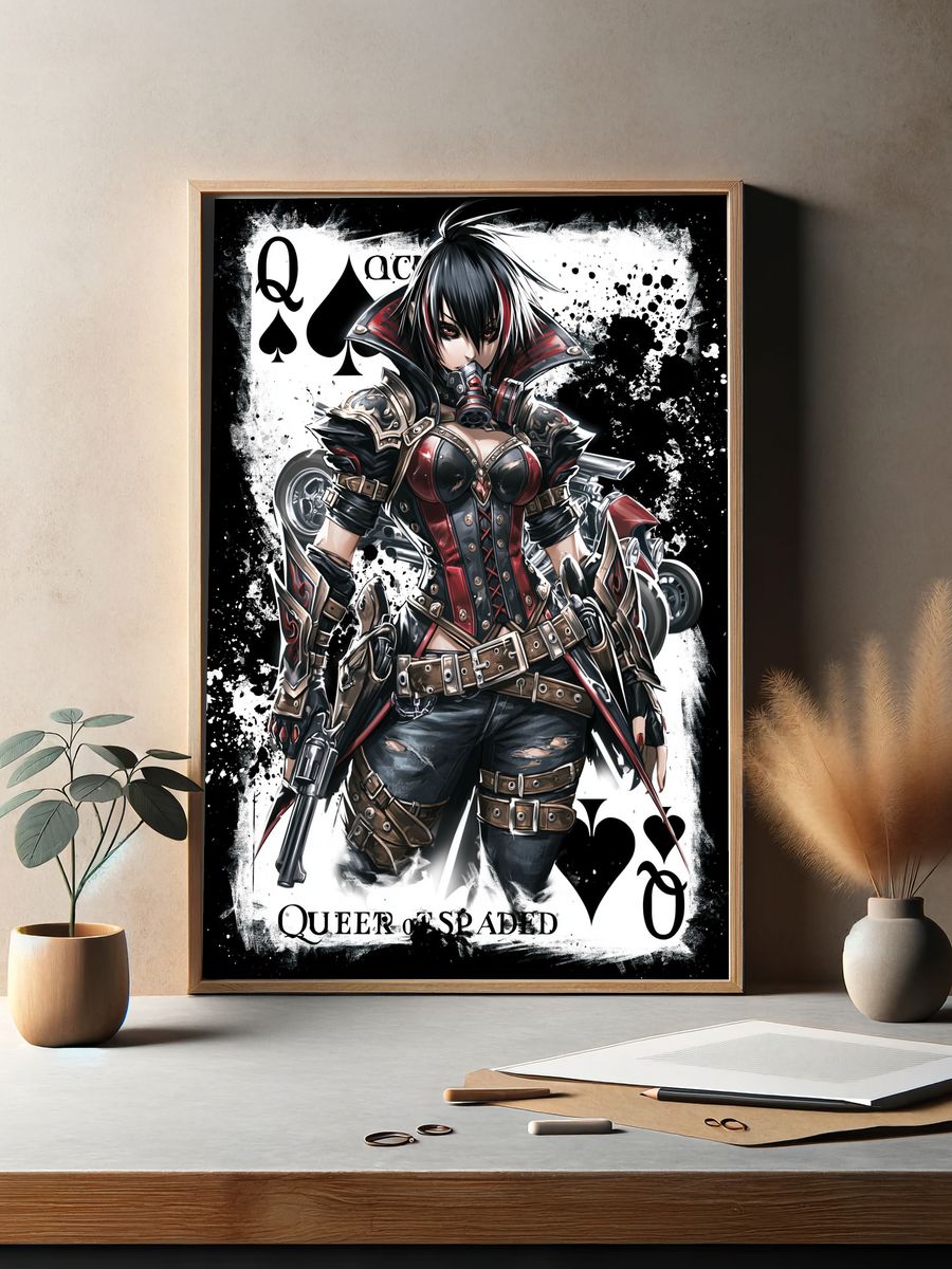 Queen of Spades Anime Poster. — room view 2