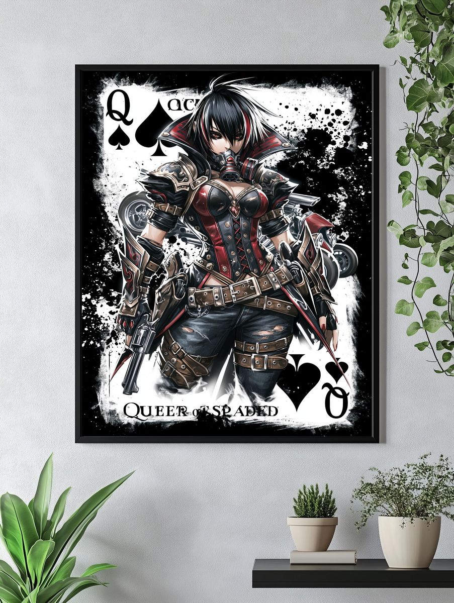 Queen of Spades Anime Poster. — room view 4