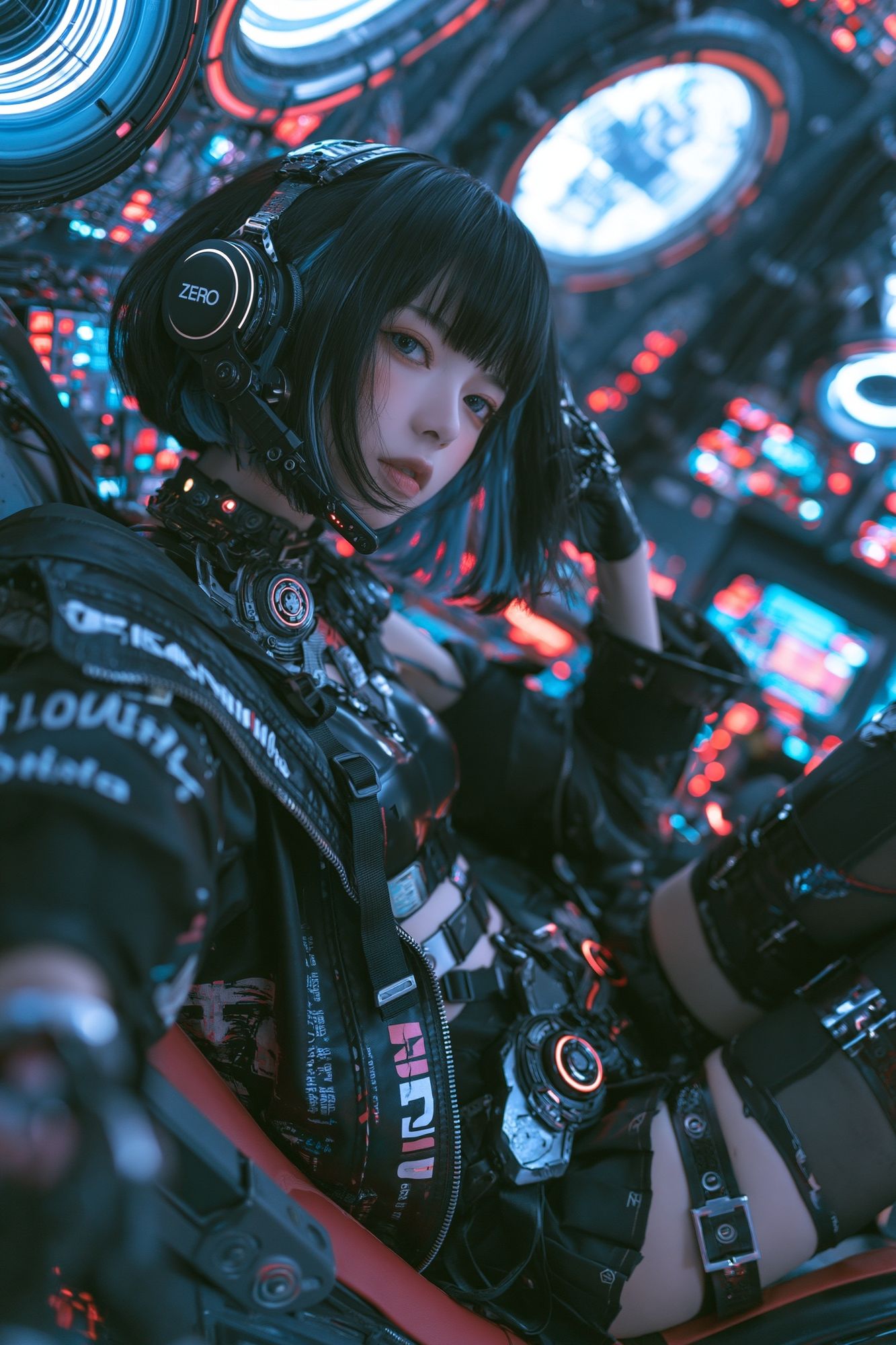 Cyberpunk Anime Pilot Poster. poster detail