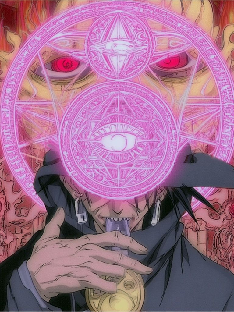 Anime Sorcerer Ritual Poster. poster detail
