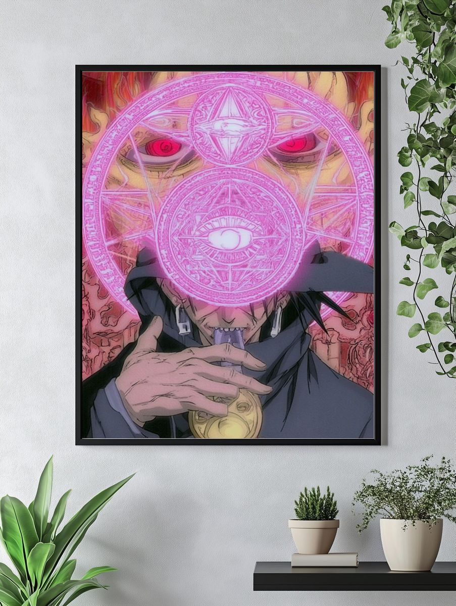 Anime Sorcerer Ritual Poster. — room view 4