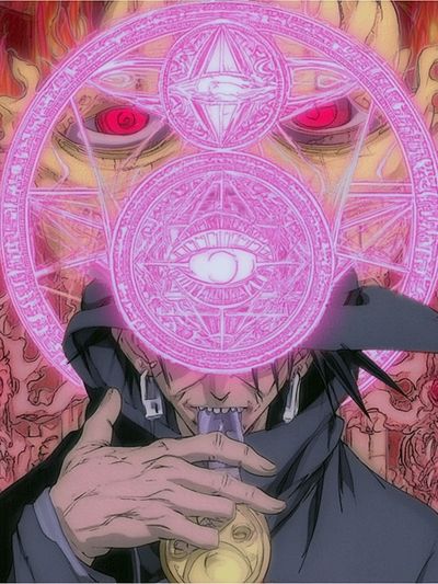 Anime Sorcerer Ritual Poster. poster