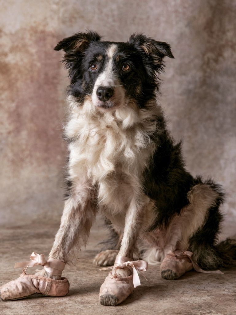Ballet Dog Portrait Poster. poster — animals art