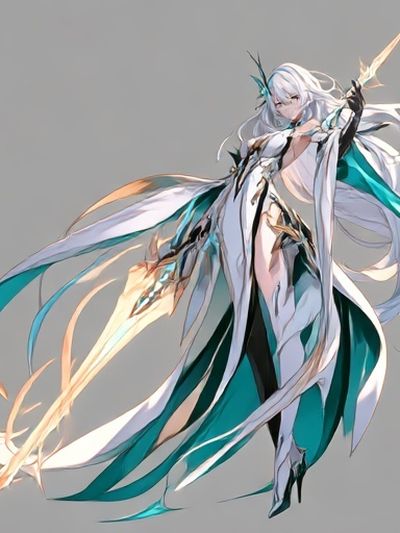 Celestial Warrior Digital Art Poster. poster