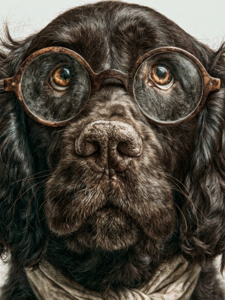 Cocker Spaniel Portrait Poster. poster detail