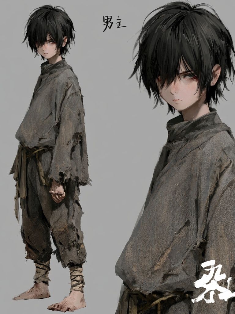 Anime Character Portrait Print. poster — anime art