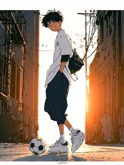 Anime Soccer Street Poster. poster