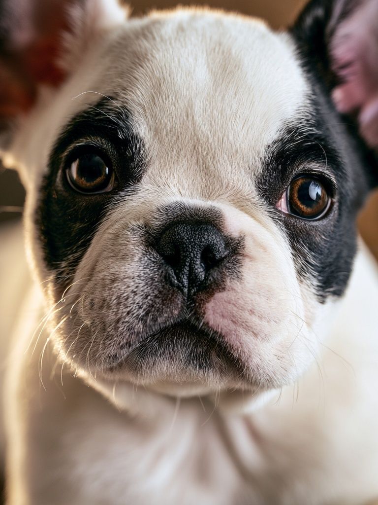 French Bulldog Portrait Poster. poster detail