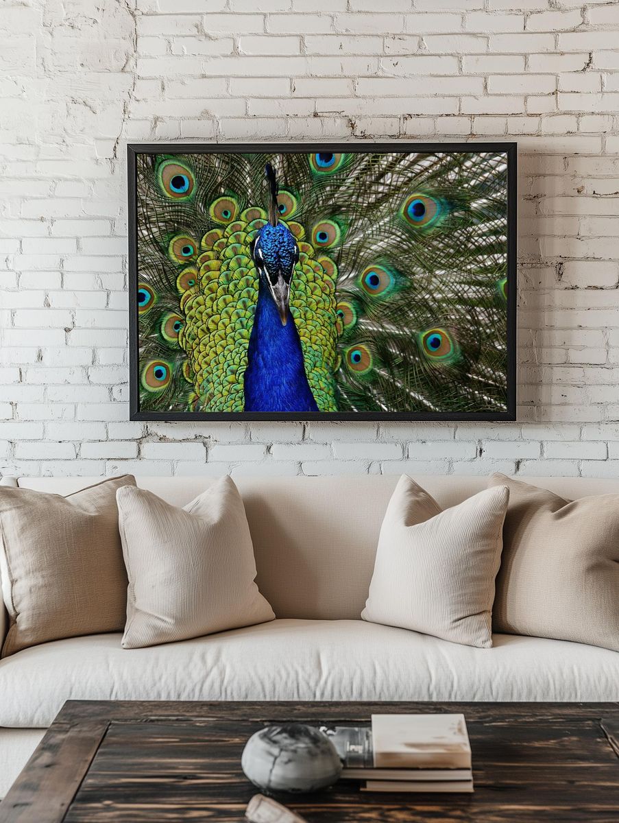Groundhog Stained Glass Poster. room preview