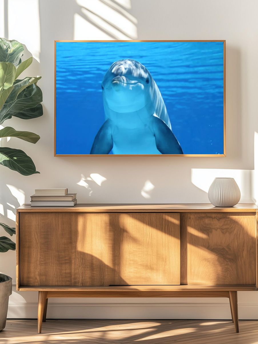 Darkened image dolphin. — room view 3