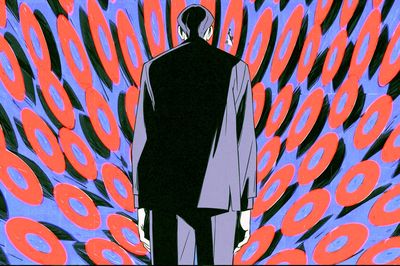 Anime Figure Psychedelic Poster. poster