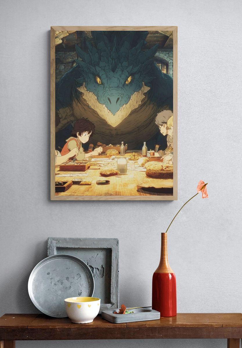 Dragon Feast Studio Ghibli Print. — room view 3