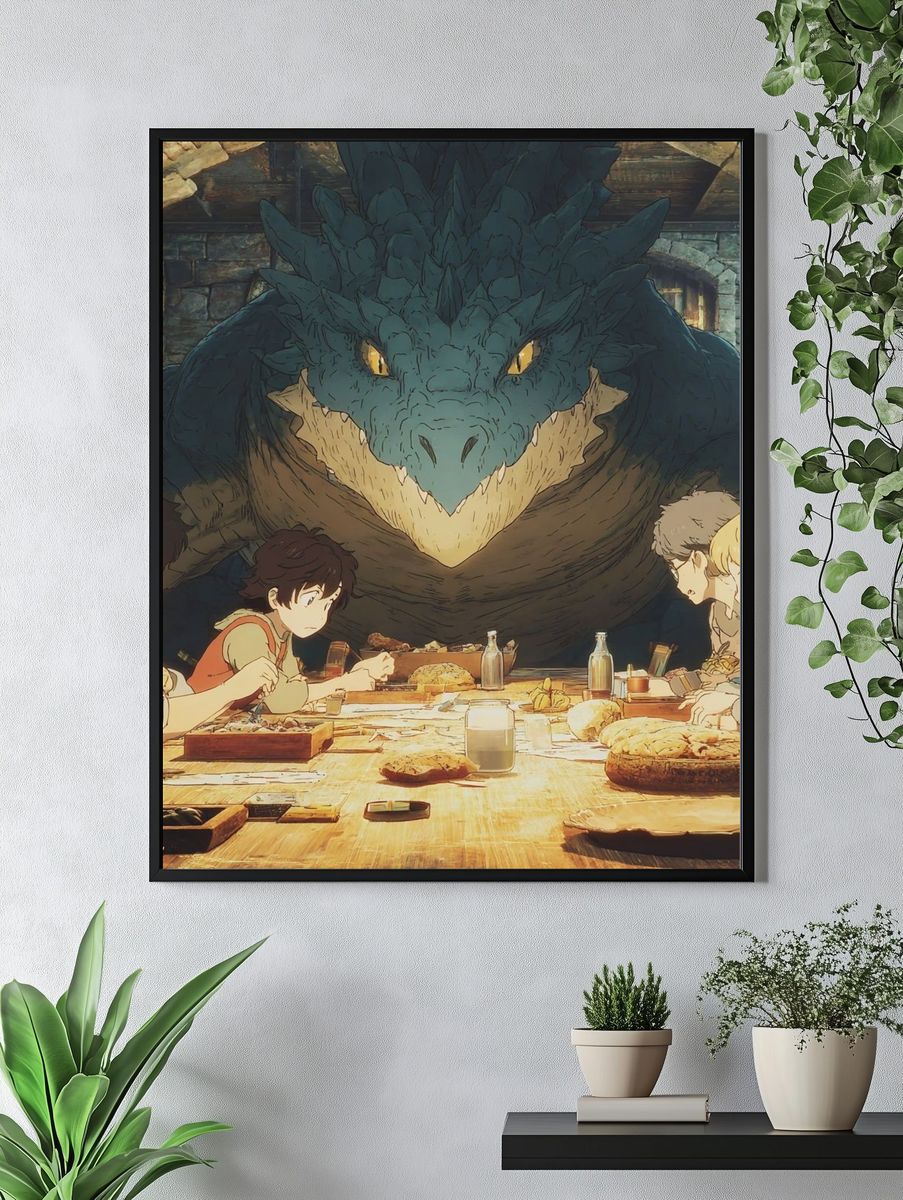 Dragon Feast Studio Ghibli Print. — room view 4
