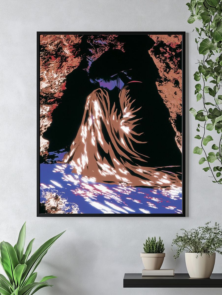 Anime Figure in Cave Poster. — room view 4