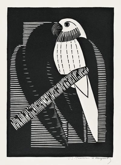 Parakeets (Parkieten) (1927) print high.