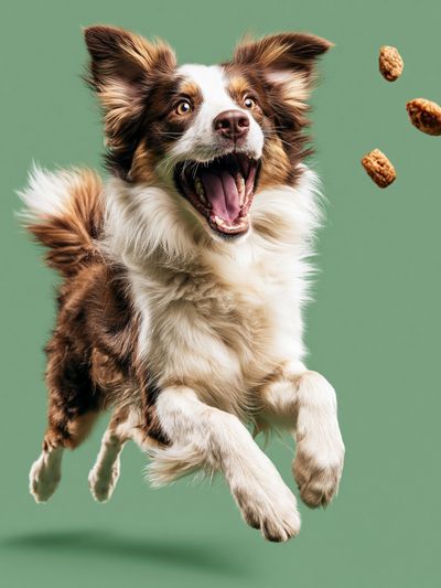 Playful Border Collie Photography Poster.