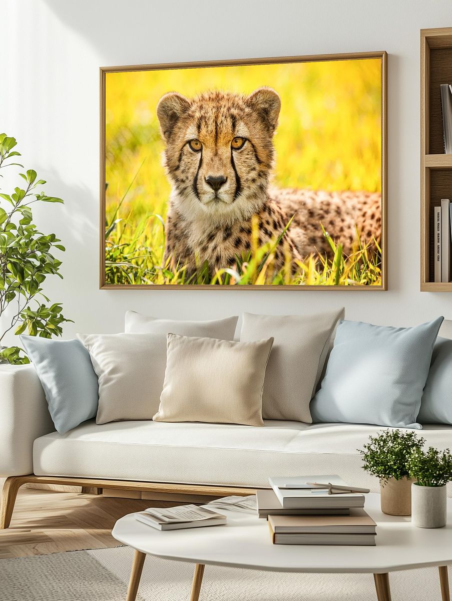 Cheetah (2014) Ronda Gregorio. Original. — room view 2