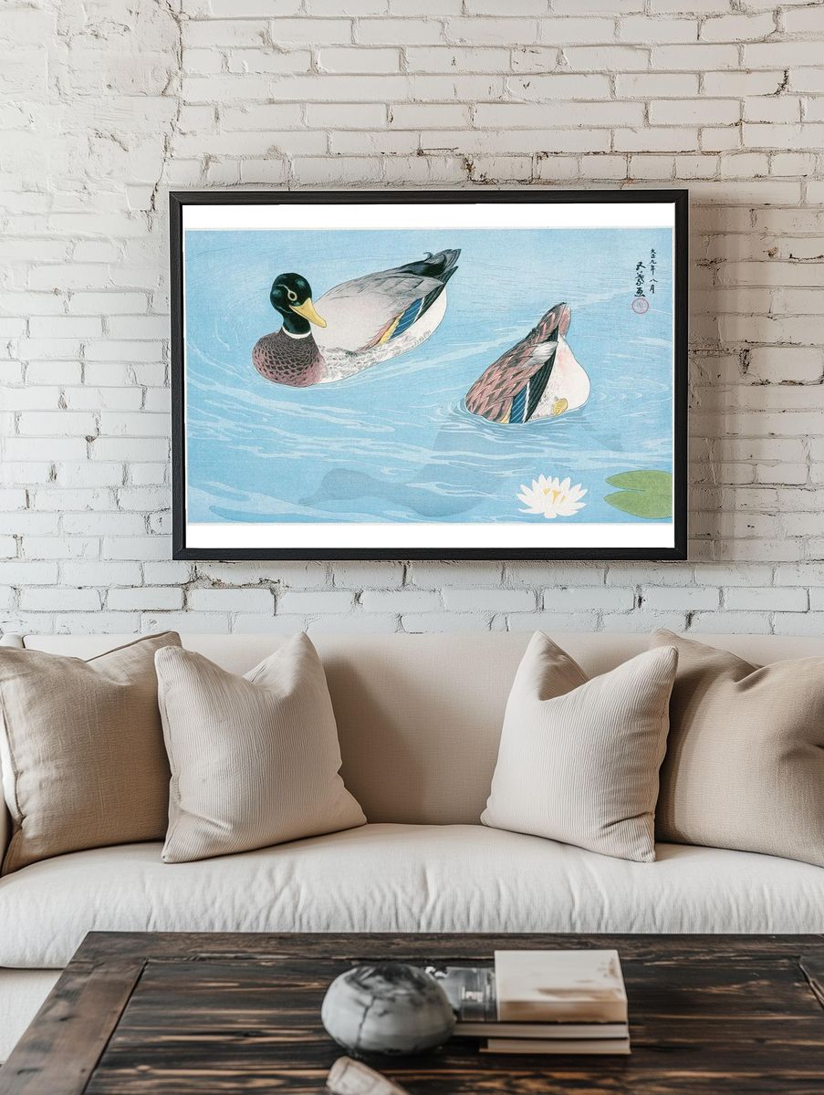 Ducks (1920) print high resolution. — room view 1