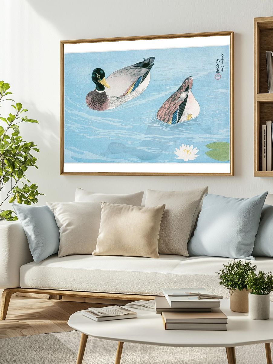 Ducks (1920) print high resolution. — room view 2