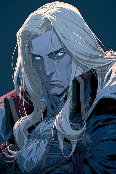 Elven Warrior Portrait Print.