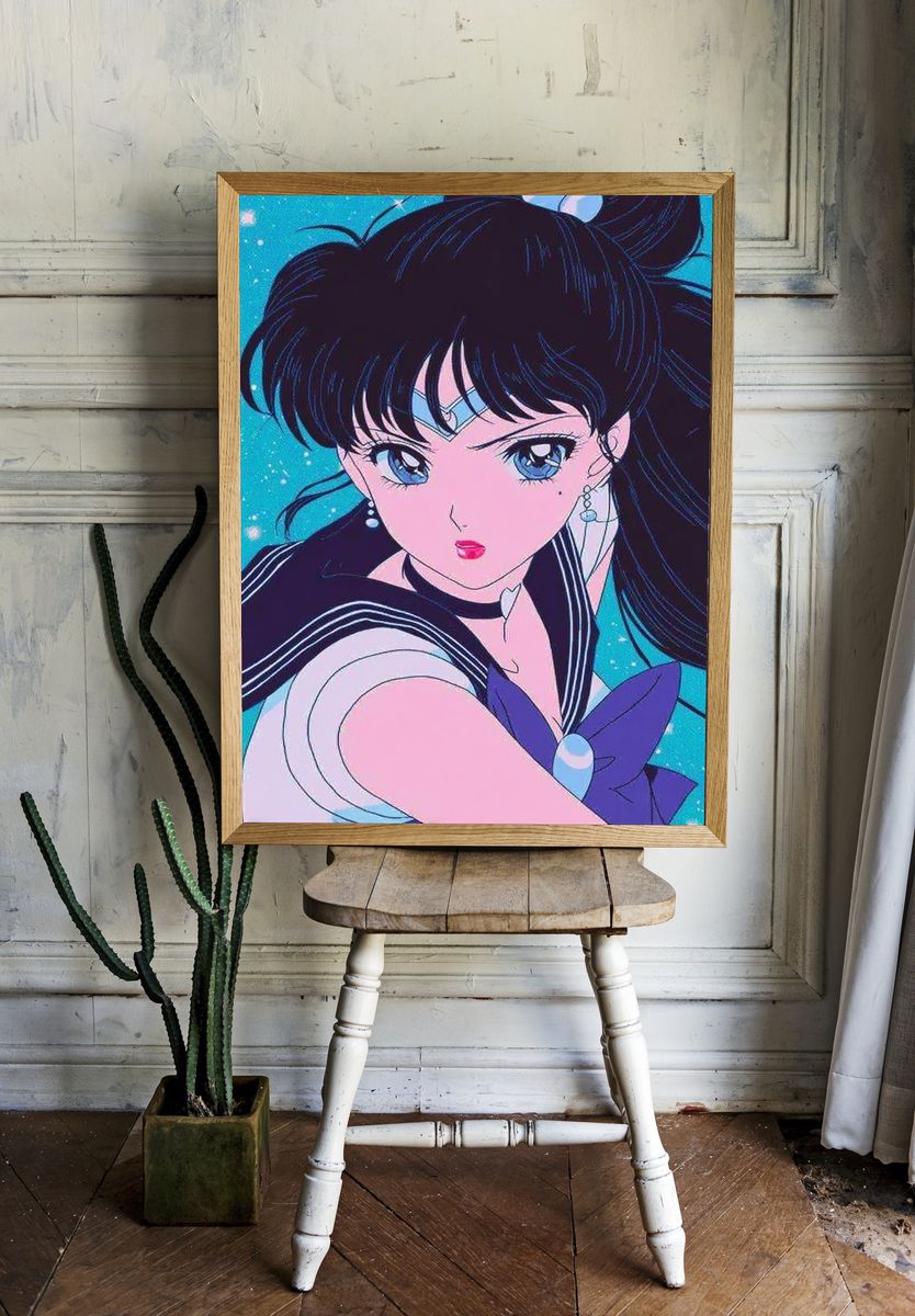 Sailor Moon Anime Portrait Poster. room preview