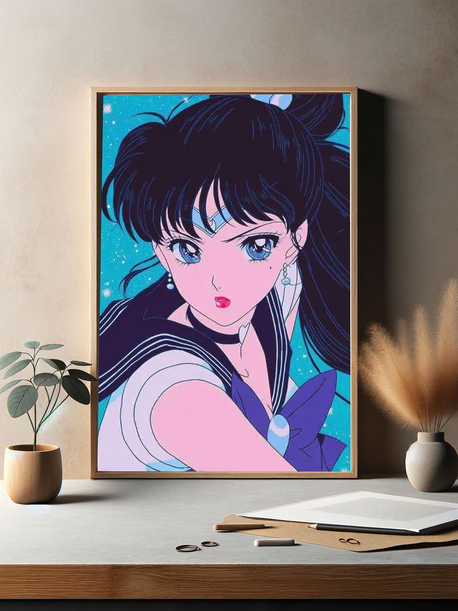 Sailor Moon Anime Portrait Poster. — room view 2