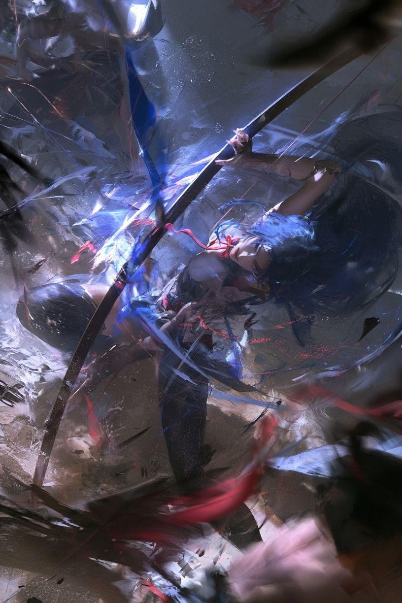Anime Archer Battle Poster. poster detail