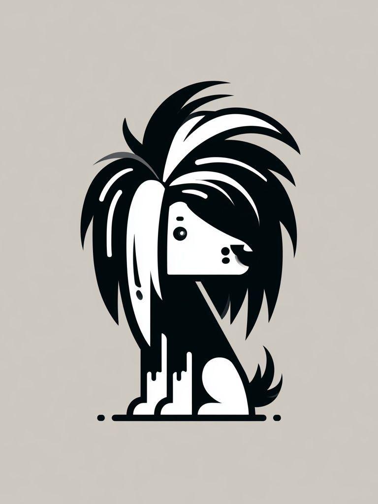 Stylized Dog Illustration Poster. poster — animals art