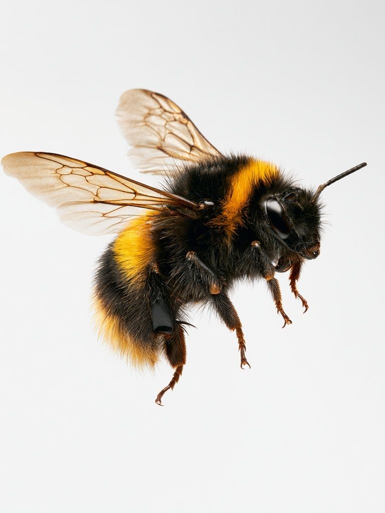 Bumblebee Macro Photography Poster. poster — animals art